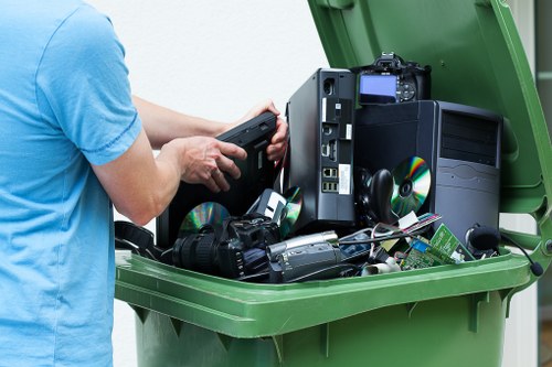 Residents using waste removal services in Honor Oak